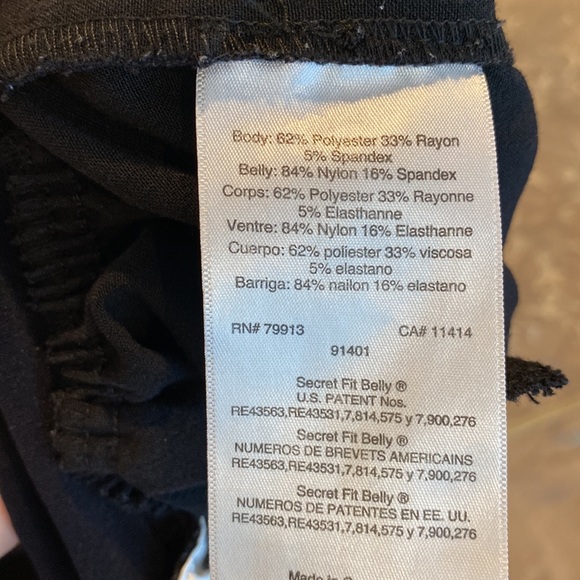 Bundle! - MOTHERHOOD MATERNITY Pants, bundle of 2, Size M, Blue and Black - Picture 7 of 7